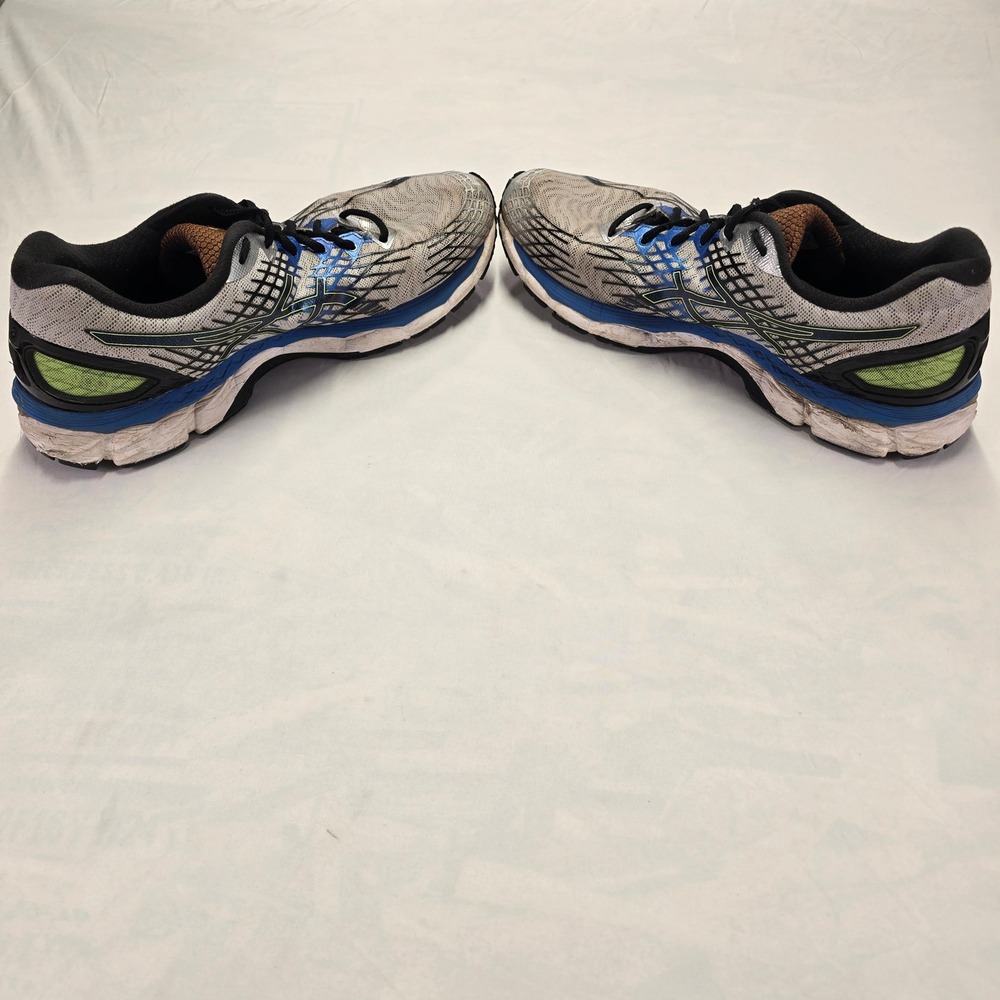 ASICS GEL NIMBUS 17 Men's Running Shoes Size 14 Gray Blue Athletic Sneakers - Picture 6 of 9